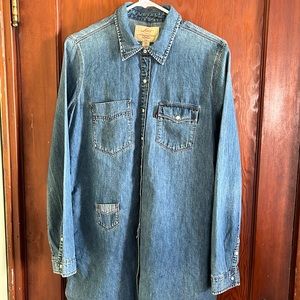 Levis denim shirt dress